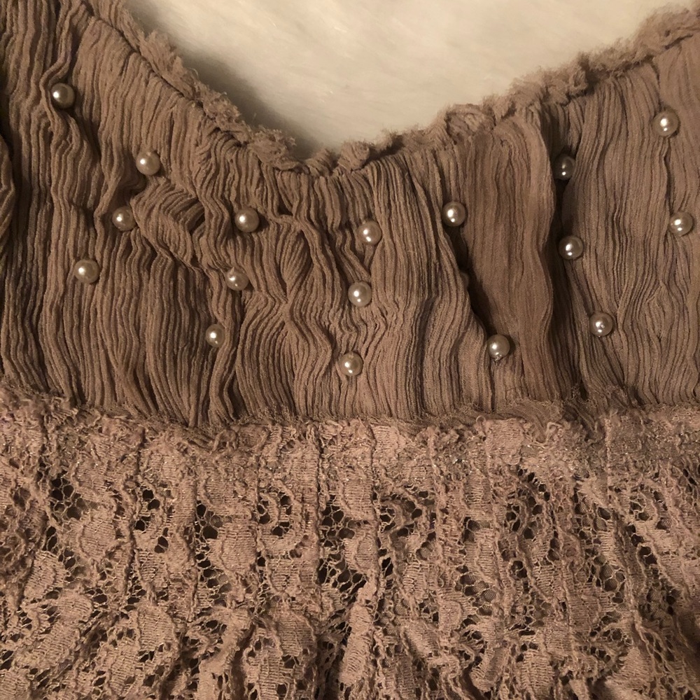Intuitions Dress sz. 12 tan/beige